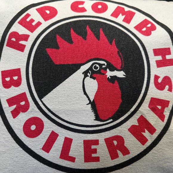 HUGE RED COMB BROILER MASH PILLOW/PILLOW INSERT INCLUDED/DISPLAYED ONLY/… - Picture 15 of 16